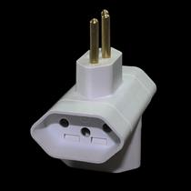 Adaptador Benjamin T (2P+T) 10A 250V Branco Daneva DN1677 32475 32475