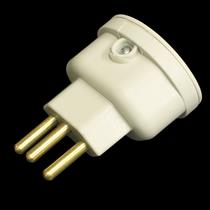 Pino Adaptador 3 Pinos Chato X 3 Pinos NBR 31131 31131 