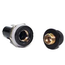 Porta Fusível Preto para Painel 5X20 FH-101  27576 27576 