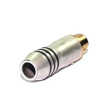 Conector Mini Din Macho Metálico 4 Pinos Super Video Preto Gold  28367 28367 
