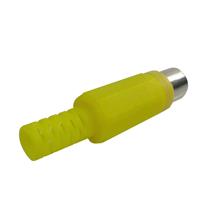 Plug RCA Fêmea Amarelo com Rabicho 30648 30648 