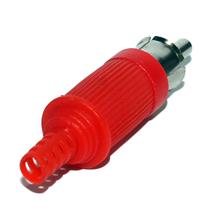 Plug RCA Vermelho com Rabicho 28210 28210 