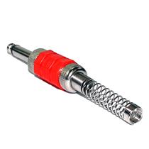 Plug Vermelho com Mola P10 Mono  33105 33105 