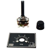 Relé de Tempo com Pot.+Botão+Chapa 220V Digimec MTER-14  5 segundos 24587 24587 