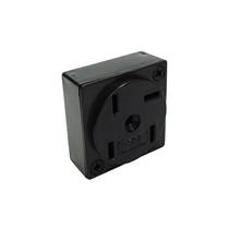 Tomada para Telefone Fêmea Padrão 1 Entrada Frontal Preto 3889 3889