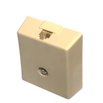 Tomada Face Simples com 1 Entrada RJ-11 1557 1557 