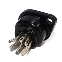 Tomada Din Fêmea 8 Vias para Painel T-8 2603 2603 