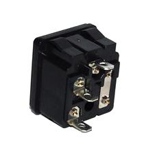 Tomada para Painel IEC Macho com Suporte para Fusível AS-08/3 31804 31804