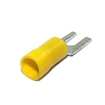 Terminal Pré-Isolado Forquilha 3mm Amarelo Crimper FR2491 25442 25442