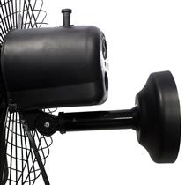 Ventilador de Parede Oscilante 65cm Preto com Grade Preta ACAPULCO 34643 34643