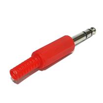 Plug P10 Stereo com Rabicho Vermelho 35074 35074 
