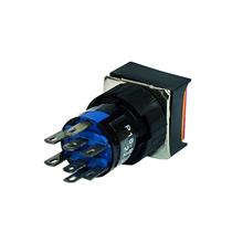 Botão de Comando Quadrado Pulsante Iluminado Metaltex P16-BS2-O2 35295 35295 