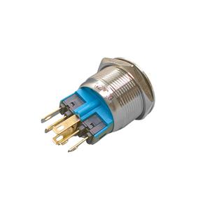 Botão Antivandalismo 22mm Pulsante Iluminado Verde 24VCC/VCA Metaltex AV22IC-7G 35686 35686 