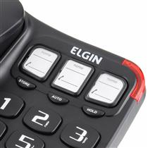 Telefone com Fio Viva Voz Elgin TCF-2300 Preto 35883 35883 