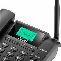 Telefone Celular Fixo Dual Chip Elgin GSM-200 Preto 35884 35884