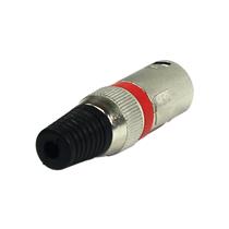 Conector Canon Macho Vermelho Q34BK 36098 36098 
