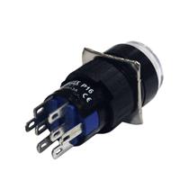 Botão de Comando Redondo Pulsante Iluminado Metaltex P16-BR7-W2 36346 36346