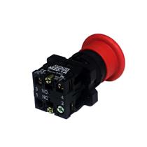 Botão de Comando Cogumelo Metaltex P20AMR-R-1C 36435 36435 