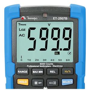Multímetro Digital Minipa ET-2507B 36585 36585 