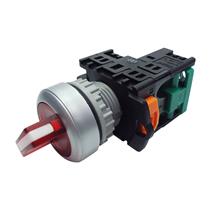 Chave Seletora 2 Posições Fixas Iluminada Metaltex TN2IS27R-L1A 36781 36781 