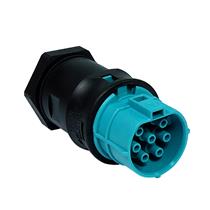 Conector Circular de Potência Fêmea 6 Vias M25 Wieland RST20I6S B1 M01V TB04 96.061.6253.6 36843 36843 