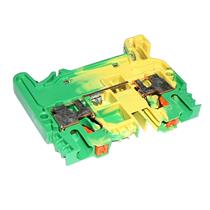 Conector Terra de Passagem Conexão Push-in Wieland WTP 2,5/4 PE 56.203.9055.0 36803 36803 