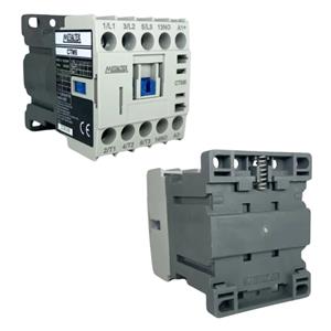 Mini Contator Tripolar 7A 24VDC Metaltex CTM6-B0-301 37049 37049 
