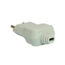 Plugue com Prensa Cabo 2P Ø 4,0mm 10A 250V Cinza Margirius PLD11-2 (17726) 37093 37093