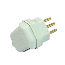 Plugue com Prensa Cabo (2P+T) Ø 4,0mm 10A 250V Cinza Margirius PLD10-3 (17720) 37097 37097