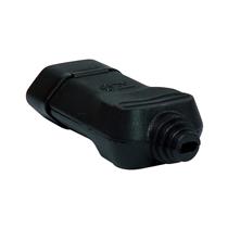 Plugue Fêmea com Prensa Cabo (2P+T) Ø 4,8mm 20A 250V Preto Margirius TMD2-3 (15035) 37106 37106