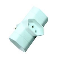 Adaptador Benjamin T (2P+T) 10A 250V Branco Margirius ADP2-34 (14754) 37107 37107