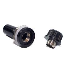 Porta Fusível Preto para Painel 6X32 Fluxus FH-102-630-BC 37279 37279 