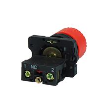 Botão de Emergência Giro para Destravar Metaltex P20AXR-R-1B 37316 37316