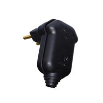 Plugue com Prensa Cabo 2P Ø 4,0mm 10A 250V Cinza Margirius PLD10-2 (17710) 37426 37426