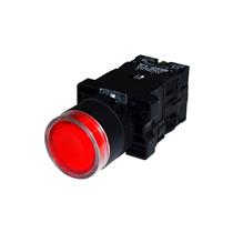 Botão de Comando Pulsante Iluminado Metaltex P20IGR-R7-1C 37477 37477