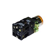 Botão de Comando Pulsante Iluminado Metaltex M20IGR-Y-1C 37552 37552 