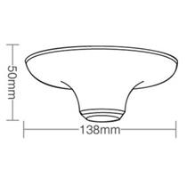 Plafon com Soquete de Porcelana E-27 100W Branco Taschibra 39032 39032 