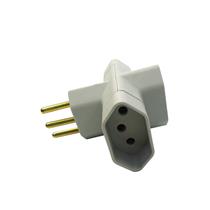 Adaptador Benjamin T (2P+T) 10A 250V Cinza Margirius ADP2-34 (14753) 38523 38523
