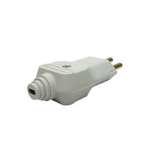 Plugue com Prensa Cabo (2P+T) Ø 4,8mm 20A 250V Cinza Margirius PLD2-3 (15009) 38505 38505