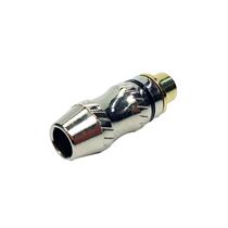 Plug RCA Fêmea Metálico Preto 40933 40933 