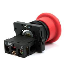 Botão de Emergência Chave para Destravar Metaltex P20ACR-R-1B 14671 14671 