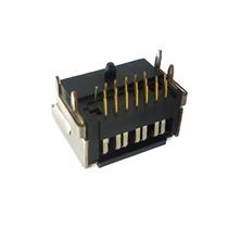 Conector HDMI Fêmea 90° para Placa com Suporte Terra 90° 40497 40497