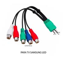Cabo de Áudio e Vídeo P1+P2 X 5RCA Para TV LED Samsung Chip Sce 018-4419 40521 40521