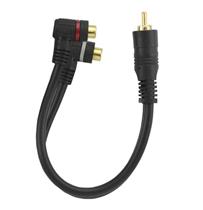 Cabo RCA Y Automotivo 1RCA Macho + 2RCA Fêmea 25cm Chip Sce 018-6065  39101 39101 