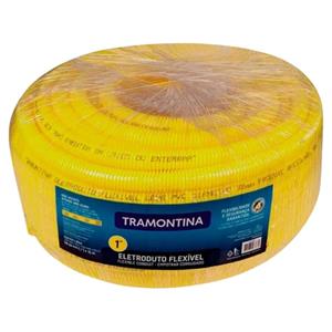 Eletroduto Flexível Corrugado Amarelo Leve DN32 1" Tramontina 57505/003 40287 40287 