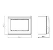 Caixa de Sobrepor LizFlex 3 Postos Tramontina 57303/003 40265 40265 
