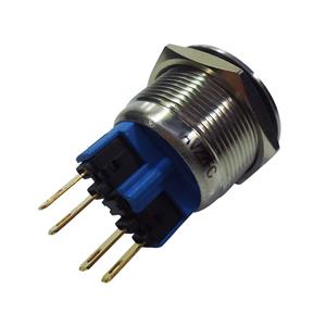 Botão Antivandalismo 22mm Pulsante Faceado Metaltex AV22FC 41509 41509 