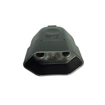 Plugue Fêmea 2P Ø 4,0mm 10A 250V Preto Tramontina 57412/900 40463 40463 