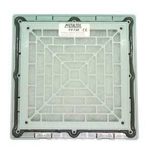 Conjunto de Grelha e Filtro Metaltex FV-120 41875 41875 