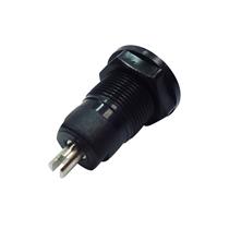 Borne de Segurança com Rosca Preto B-817 42245 42245 